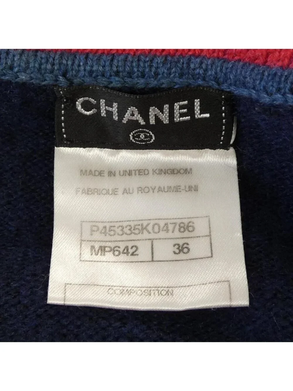 Chanel Cardigan Navy